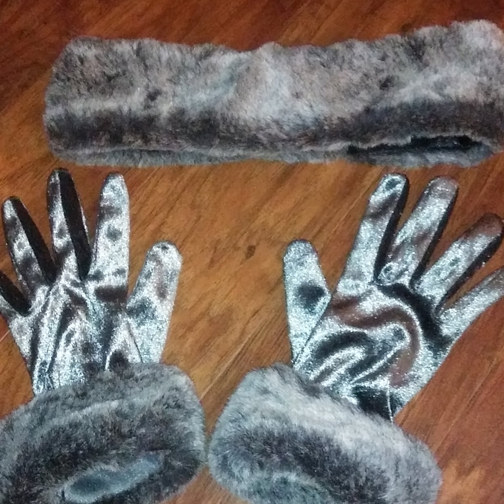 Glove and headband set